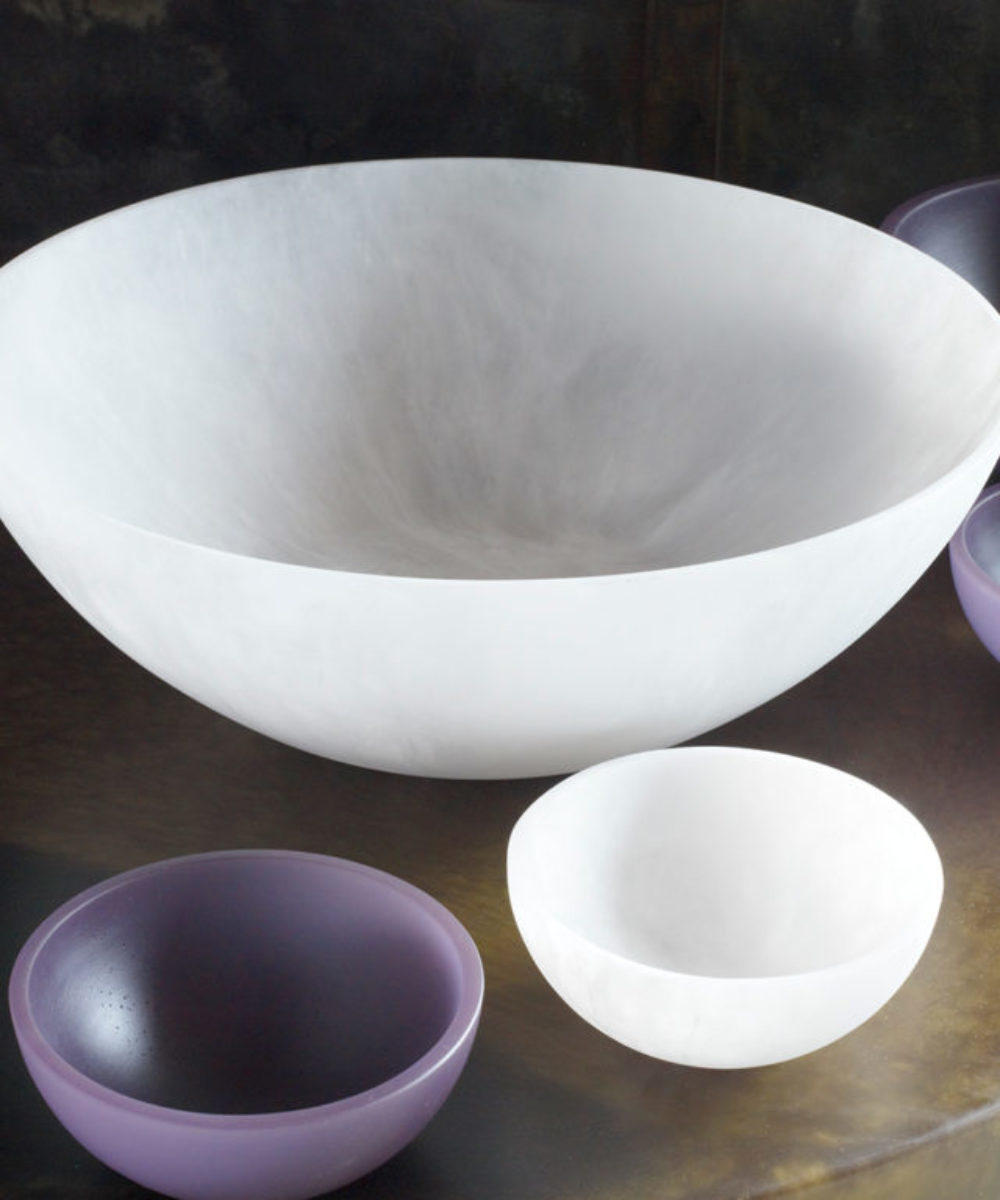 The Pacific Bowl has a strength and weightiness that lends itself well as a functional piece of art or as a fabulous serving bowl for champagne. Available for purchase at Studio Sturdy and created by Martha Sturdy